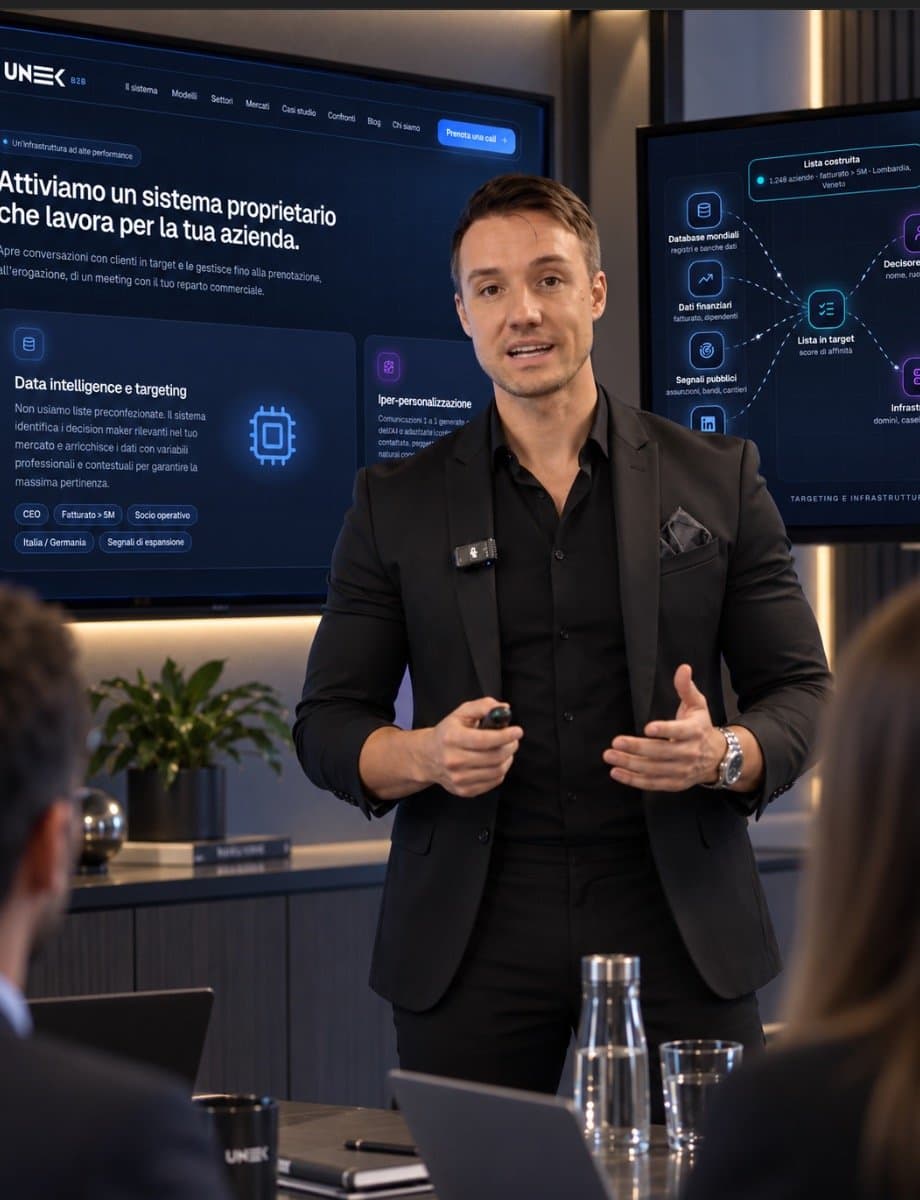 Victor Rogachev presenta il sistema UNEEK B2B