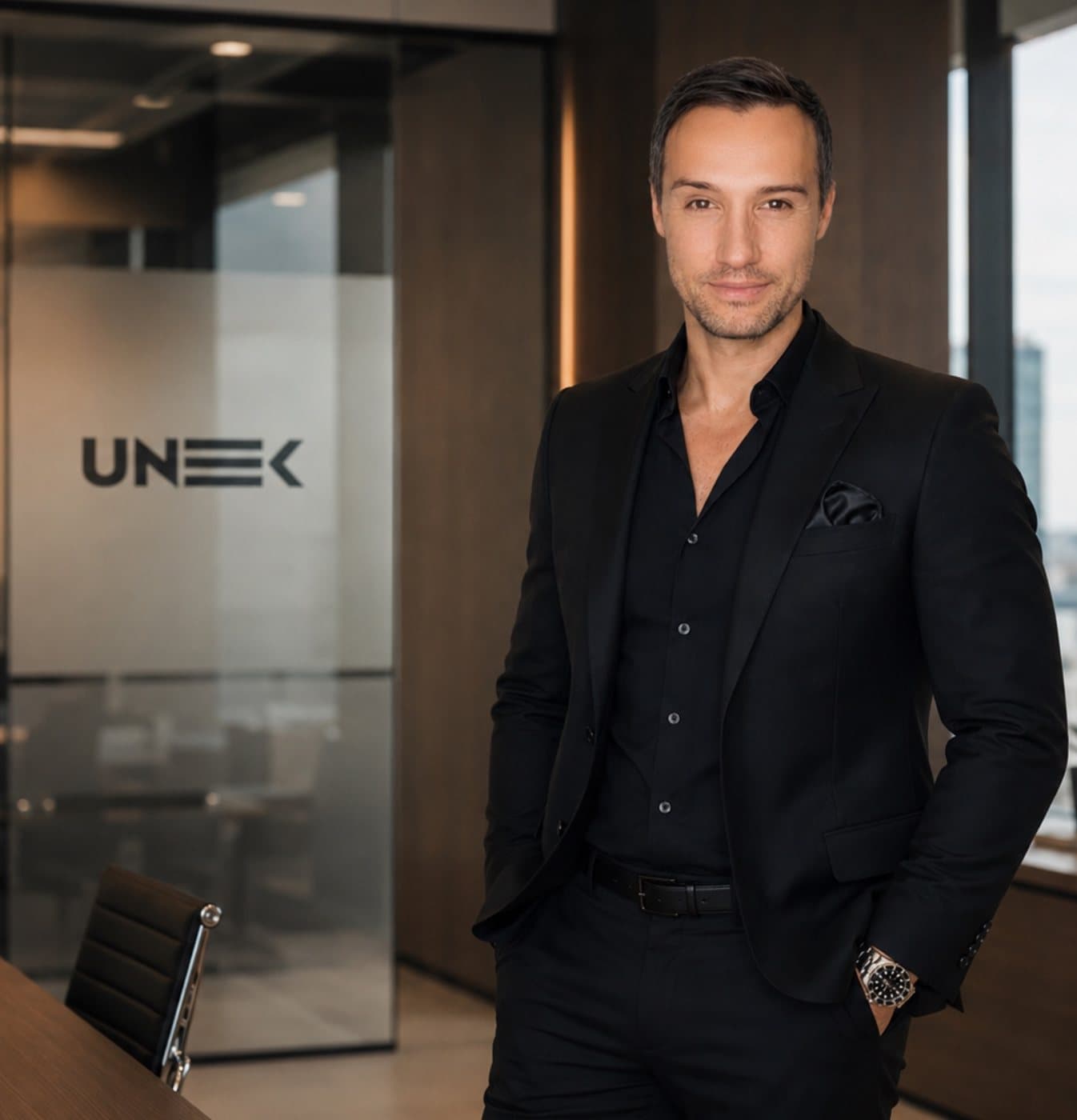 Victor negli uffici di UNEEK B2B